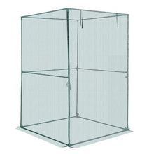 3.9 x 3.9 x 5.9 ft Crop Cage with Zippered Door for Plant Protection