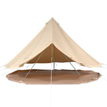 3m Canvas Bell Tent – 4 Season Yurt Tent with Stove Jack for 4 Person Camping