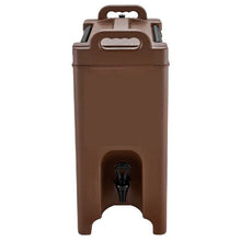 5 Gallon Insulated Beverage Dispenser with Spigot & Handle 19 L Hot & Cold Drink Server (Brown)