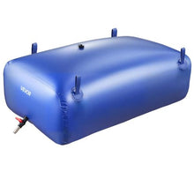 142.7 Gallon Collapsible Water Storage Bladde Leakproof 1000D PVC Water Tank for Camping RV Garden & Emergency Use (Blue)