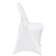 30-Pack Stretch Spandex Folding Chair Covers Universal Fit Washable (White)