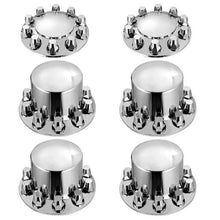6 PCS Rear Front Axle Wheel Covers for Semi Truck, ABS Rust-Resistant Lug Nut Covers RL-LG003