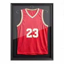 2 Pack Jersey Frame Display Cases 31.3 x 23.2 in Wooden Shadow Boxes for Sports Jerseys