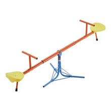 360° Swivel Kids Seesaw, Sit & Spin Teeter Totter with 3-Prong Legs, 100 lbs per Seat, Outdoor Toy for Ages 3+