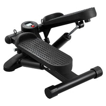 Mini Stair Stepper – Hydraulic Fitness Stepper with Resistance Bands Full Body Workout LCD Monitor 330LBS Capacity