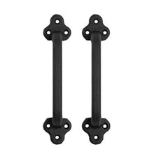 9-inch Barn Door Handle Rustic Metal Sliding Door Pulls Heavy Duty Carbon Steel with Rust-Resistant Coating for Outdoor (Pack of 2)