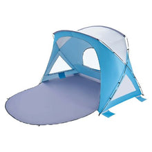 6-Person Beach Tent Sun Shelter – UPF 50+ Portable Canopy with Carry Bag & Sand Pockets for Family Camping & Outdoor Picnic Use