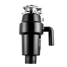 1HP 3700RPM DC Motor Continuous Feed Garbage Disposal with 3-Bolt Mount Splash Guard & Power Cord for Kitchens