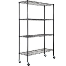 4-Tier Storage Shelving Unit with Wheels 700 lbs Capacity