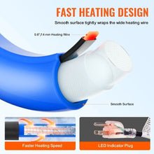 100FT Heated RV Water Hose-Antifreeze Protection to -45°F, Drinking Water Safe