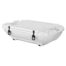 40 QT Floating Cooler with Dry Storage & Tow Rope Floating Ice Chest (White)