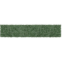 39 x 198 Inch Dark Green Ivy Fence Screen with Mesh Backing – Outdoor Artificial Green Wall Dark Green Backcloth JNF009