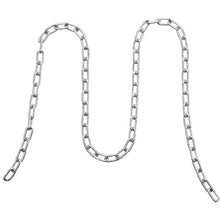 1/4" x 100' Proof Coil Chain 1540 lbs Capacity Zinc-Plated Steel Link Chain with 2 Quick Links