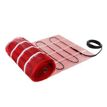 100 Sq.ft Electric Floor Heating Mat with Digital Thermostat & Installation Monitor 110-120V Radiant Floor System for Easy Install