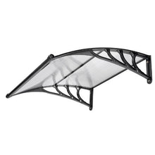 38 x 40 in Door Awning Canopy Polycarbonate Front Door Cover Rain & UV Protection (Clear)