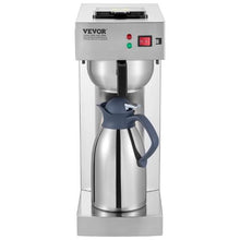 12-Cup Commercial Drip Coffee Maker with Thermal Carafe – Stainless Steel Pour-Over Brewer for Restaurant Office Cafe