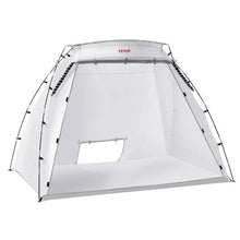 10×7×6 ft Portable Spray Paint Tent with Built-in Floor & Mesh Screen