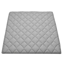 80 x 60 x 2.5 In Queen Size Japanese Tatami Mat, Foldable 9-Layer Futon Mattress with Storage Bag (Gray)