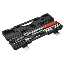 3/8 In Adjustable Torque Wrench Set with Adapters Extension HG-386025