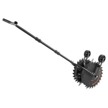 16.6-Inch Rolling Lawn Core Aerator Manual Yard Aerator Anti-Clog Tines Rust-Resistant