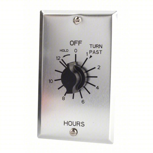 125V AC Spring Wound Timer Wall Plate Included C512HH