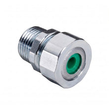 1/2" Green Strain Relief Steel Flexible Cord Connector 50A560 (Pack of 25)
