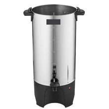 50 Cups Commercial Coffee Urn Stainless Steel Quick Brewing for Easy Cleaning Silver