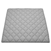 80 x 60 x 3.5 In Japanese Tatami Mat Queen Size Foldable Futon Mattress 9-Layer Floor Sleeping Mat with Storage Bag (Gray)