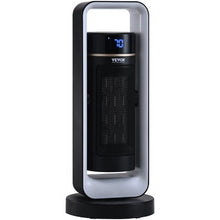 20 Inch Electric Space Heater with Thermostat Remote Control 2-Level Adjustable Options for Office Room Desk Indo