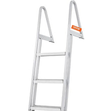 Removable 3-Step Dock Ladder 350 lbs Capacity Aluminum Nonslip Mat DLR3