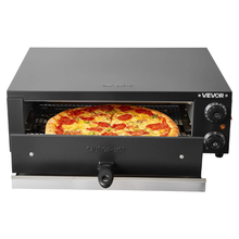 16-Inch Electric Pizza Oven 1750W Countertop Pizza Maker Dual Heat 77–572°F Timer & Temp Control