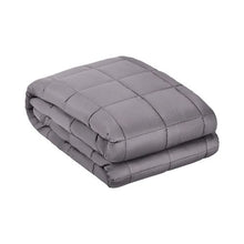 Weighted Blanket 25 LBS 80 x 87" King Size Cotton Blanket with Glass Beads (Grey)