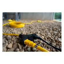 50' 12/3 SJTW 15A Inline GFCI Cord Set Tri-Source Yellow 26020148-1 (Pack of 2)