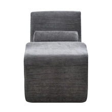 Ergonomic Yoga Chaise Lounge Chair Curved Foam Lounge for Massage Stretching Exercise (Grey)
