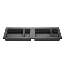 16 x 24 Inch Dual Shower Niches with Adjustable Shelves Waterproof (Black)