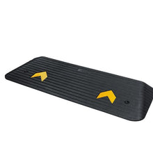 1.5 Inch Upgraded Rubber Threshold Ramp Natural Curb Ramp Rated for Wheelchair and Scooter