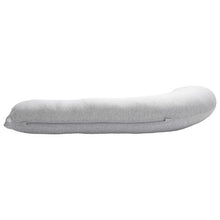 L-Shaped Pregnancy Body Pillow for Side Sleeping – Head Neck & Belly Support Washable Cover (Light Gray)