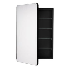 20x30 Inch Medicine Cabinet with Mirror Aluminum Frame 4-Layer Adjustable Shelves, Recessed & Wall-Mounted for Bathroom