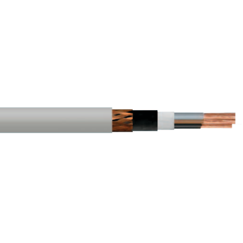 350 MCM 3C Bare Copper Braid Shielded PVC Gaalflex VFD FG7(O)CR 0.6/1KV Low Voltage Cable