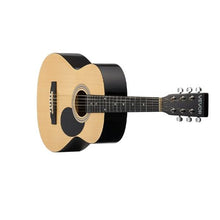 36 Inch Dreadnought Acoustic Guitar Bundle with Gig Bag Tuner Capo & Accessories (Natural)
