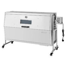 Charcoal Rotisserie Grill 38W Pig & Lamb Spit Roaster 132 LB Capacity Wheels Stainless Steel