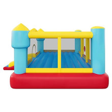 14.7' x 13.8' Inflatable Bounce House with Slide Basketball Hoop & Target Game – Kids 3-8