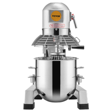 Commercial Food Mixer 30 Qt 1100W 3-Speed Dough Hook & Whisk