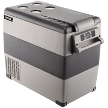 2V 58 Qt Dual Zone Car Refrigerator – Portable Freezer with Compressor 12/24V DC & 110-240V AC for Car Truck RV Camping & Home Use
