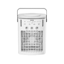 Portable Evaporative Air Cooler 4-in-1 Mini Air Conditioner 3-Speed 1L Water Tank Remote Timer 120° Oscillation