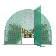 20 x 10 x 7.5' Ft Green Galvanized Frame PE Cover Walk-in Tunnel Greenhouse VV-TG-160-PE