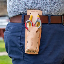 Leather 2 Pocket Tool Pouch H-45 (Pack of 3)