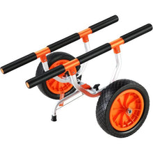 Heavy Duty Kayak & Canoe Cart – 450 lbs 12" Solid Tires Adjustable Width Detachable with Nonslip Foot for Paddleboards