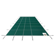 16x30 ft Inground Pool Safety Cover Mesh Winter Cover with Hardware (Green)