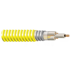4/0 AWG 3C Type MV -105 Copper 2.4kV NLEPR Insulation 100% IL ARMOR-X Yellow PVC Jacket VFD Cable